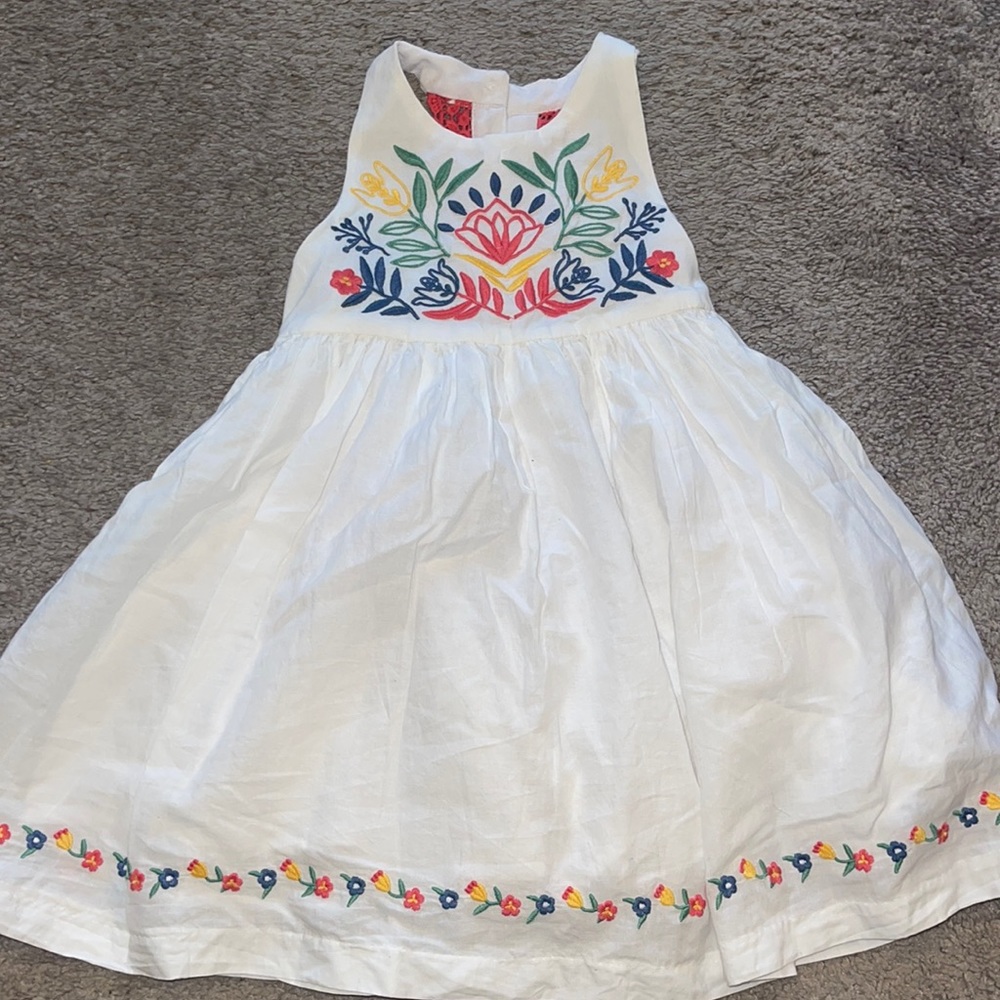 2T embroidered dress
